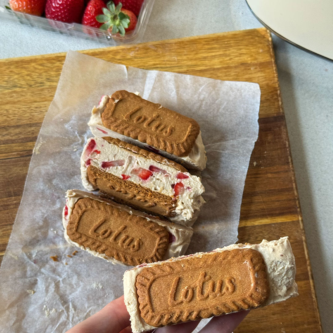 Biscoff Ice Cream Sandwich