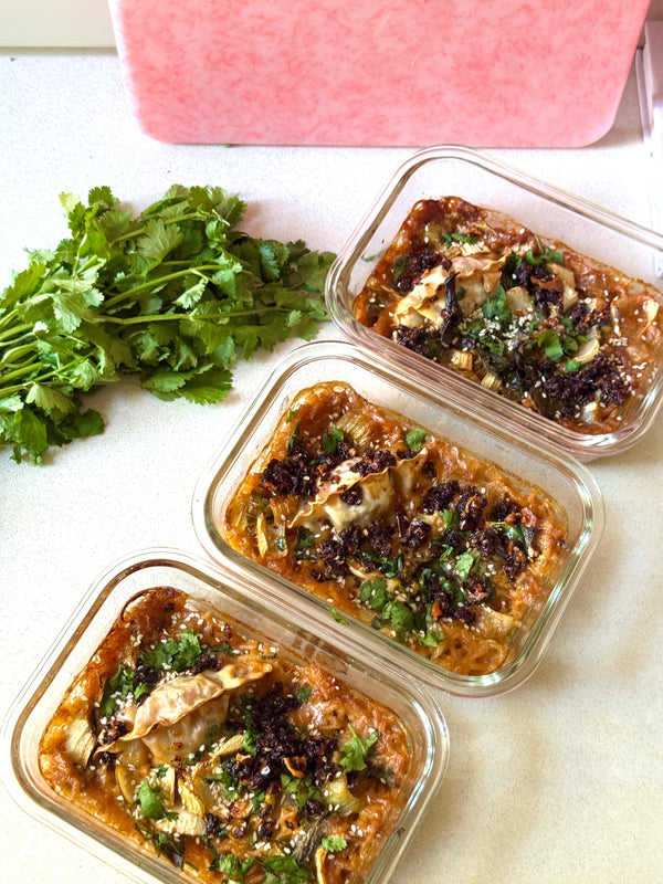 Meal Prep Dumpling Bake