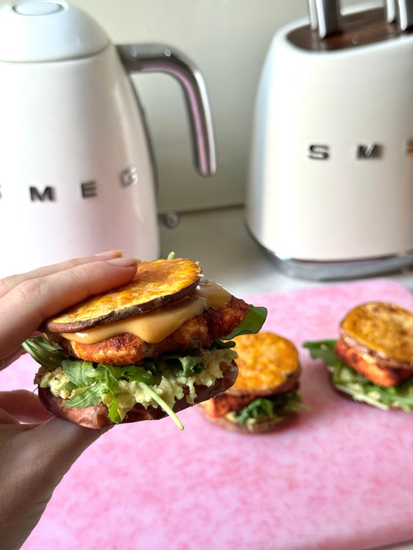 Sweet Potato Sliders: High-Protein & Fibre-Packed Goodness